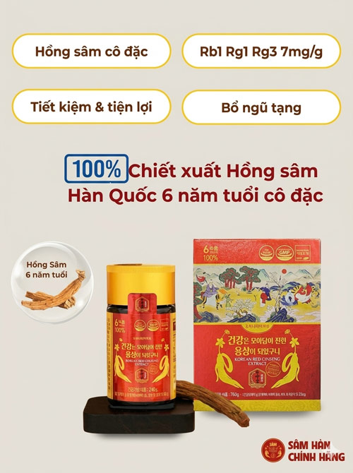 Cao hồng sâm cô đặc Daedong Hàn Quốc hộp 240g Cao hồng sâm cô đặc Daedong Hàn Quốc hộp 240g