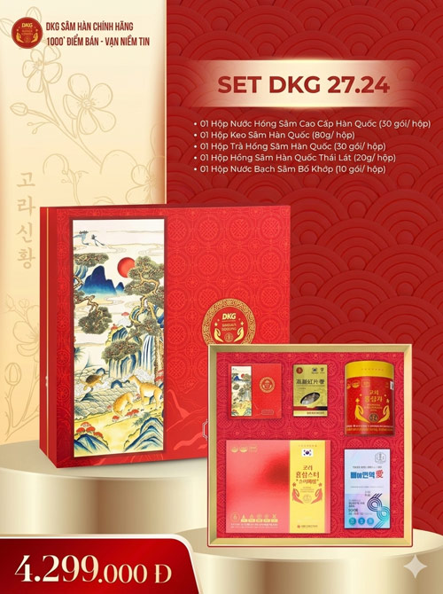 An cung ngưu Vũ Hoàng Thanh Tâm Kwangdong Hàn Quốc 10 viên Sét quà biếu tết sang trọng ý nghĩa Daedong mã 24